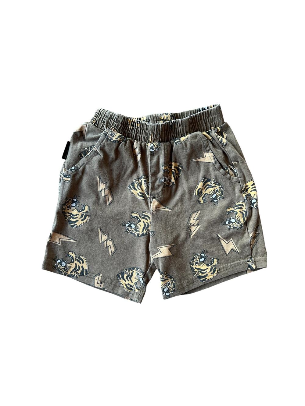 Dot Australia Tiger Print Pull-On Shorts Size 5
